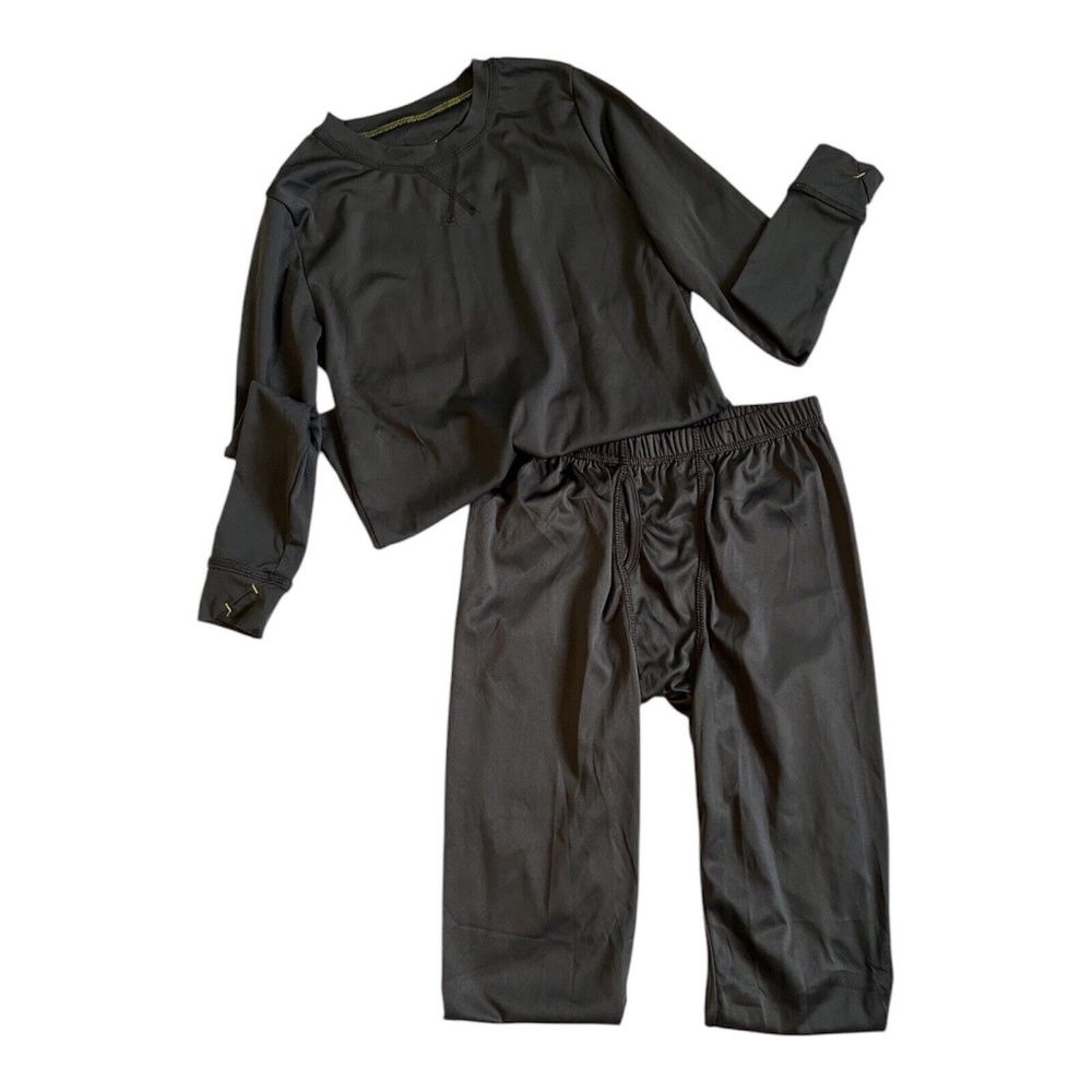 Boys Thermal Set Size Large - ClimateSmart Gray Pants & Top (New Without Tags)
